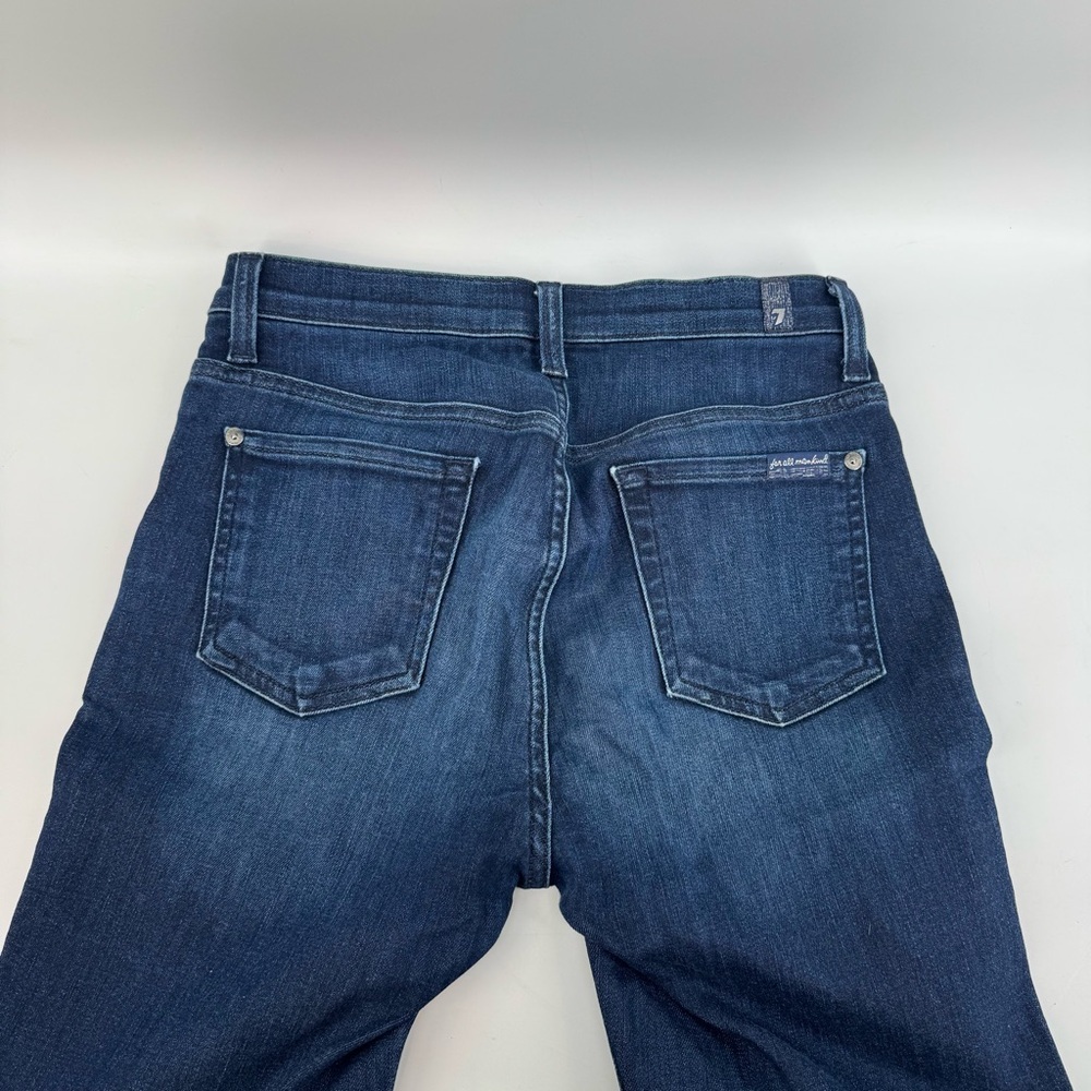 7 For All Mankind The Highest Waist Ankle Gwenevere Jeans Women's - Picture 4 of 6